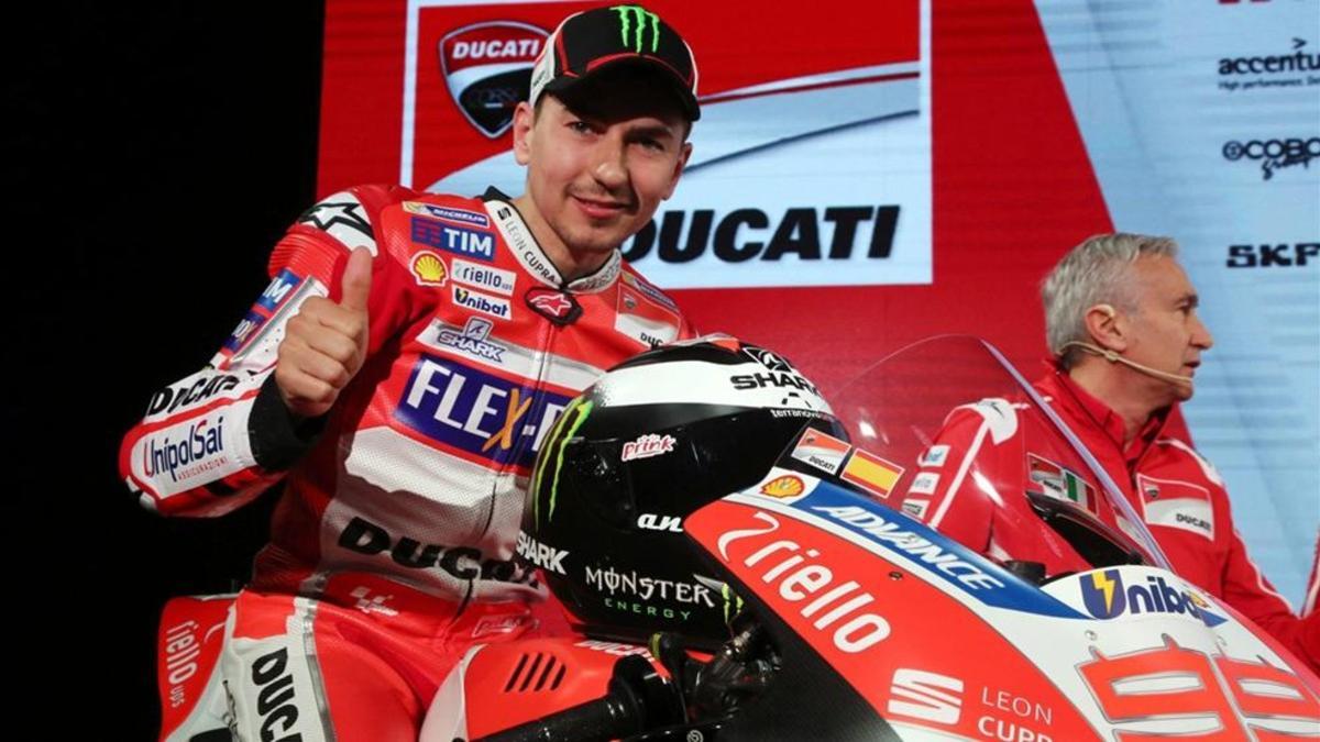 Lorenzo tiene ganas de estrenar la nueva moto