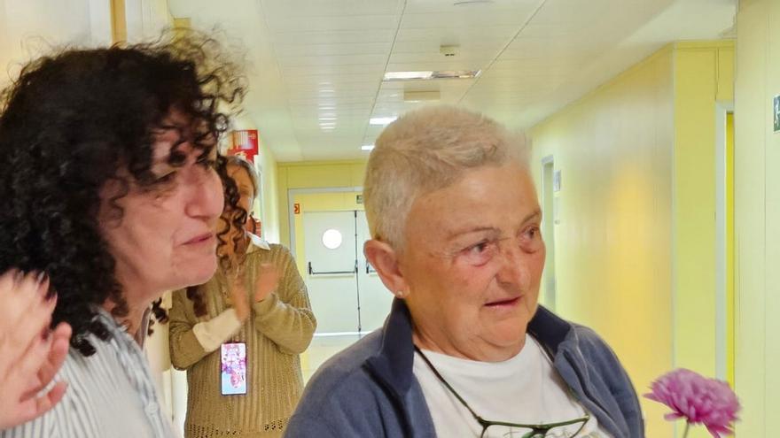 Despedida de la enfermera Esperanza Bardanca después de 40 años trabajando en el Hospital de Fuerteventura