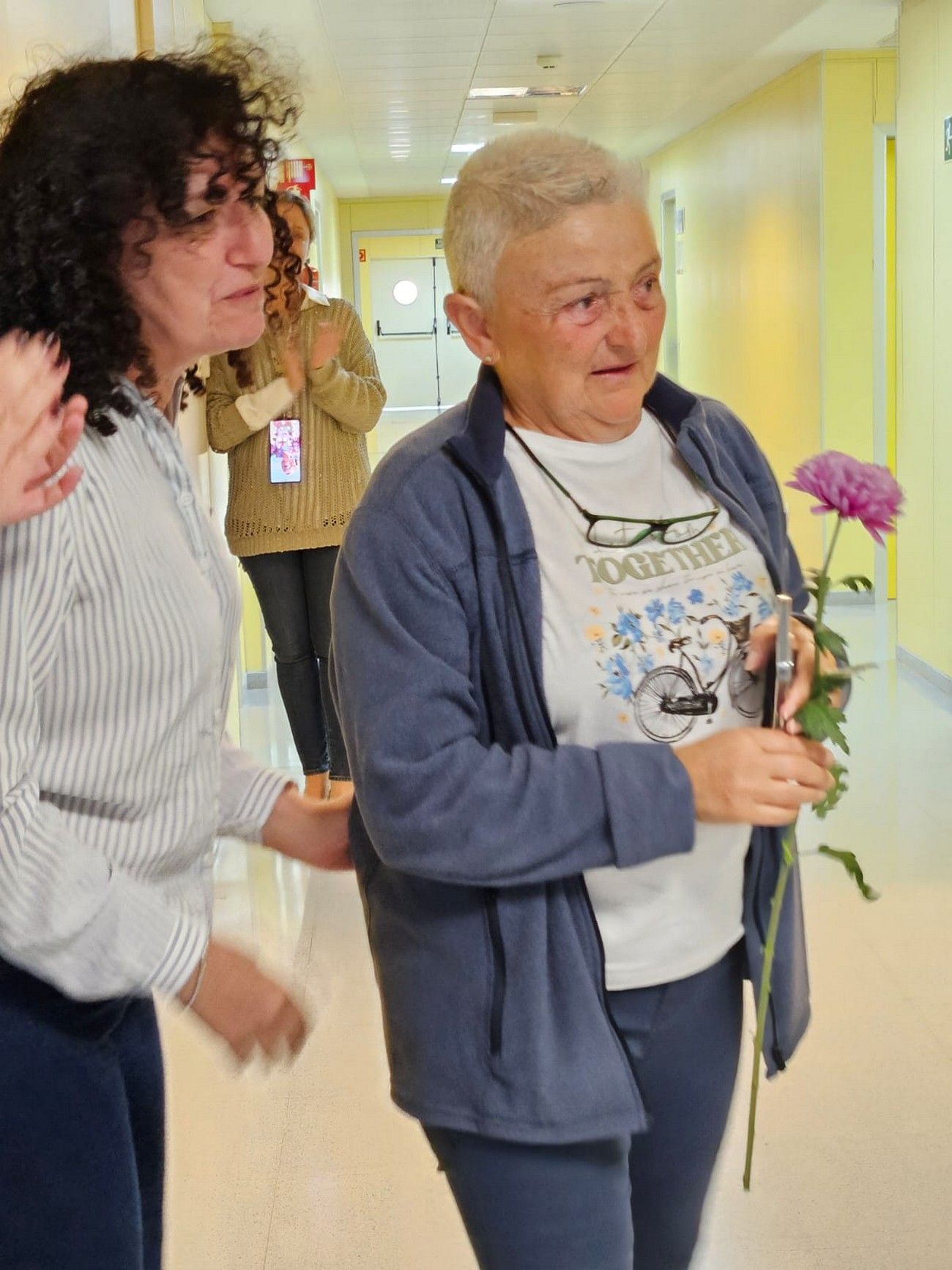 Despedida de la enfermera Esperanza Bardanca después de 40 años trabajando en el Hospital de Fuerteventura