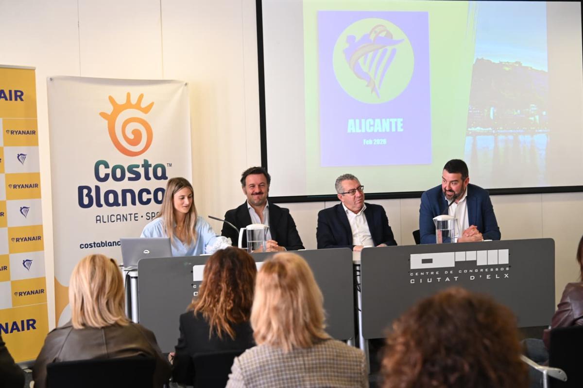 Ryanair presenta en Elche su nueva programación de vuelos