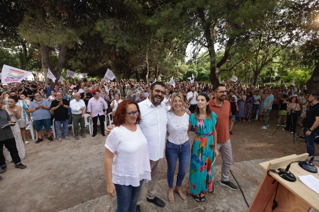 Yolanda Díaz en el acto central de Sumar Més en Mallorca