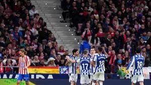 La Real Sociedad suma dos derrotas, una victoria y un empate en sus últimos partidos por LaLiga