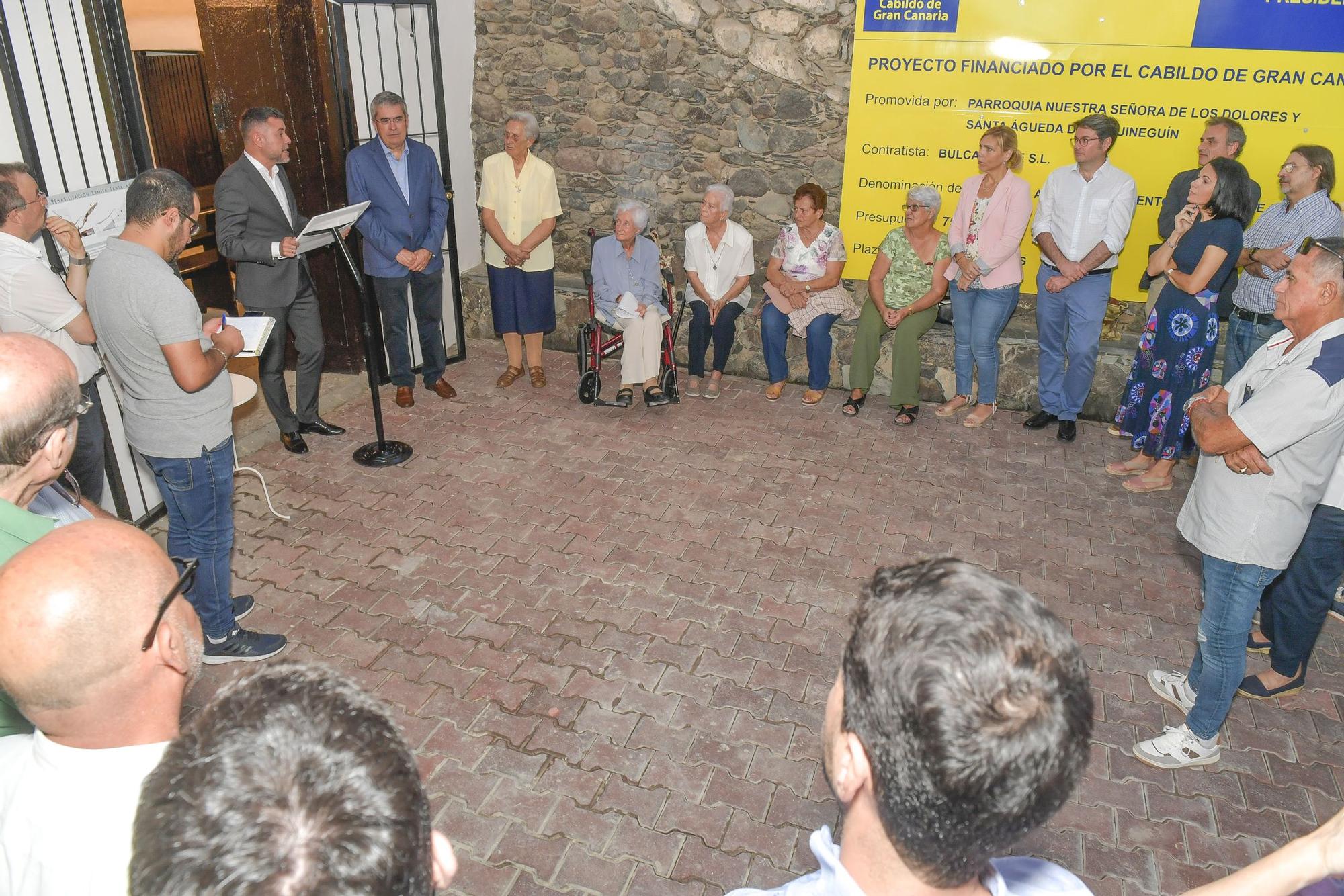 Inauguración de la Ermita de Santa Águeda tras obras de reforma