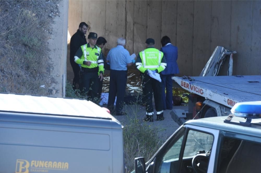 Grave accidente en la autovía Lorca-Águilas