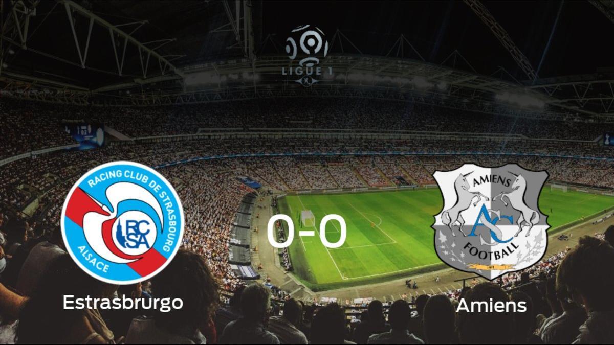 El Racing Estrasburgo y el Amiens SC se reparten los puntos tras su empate a cero