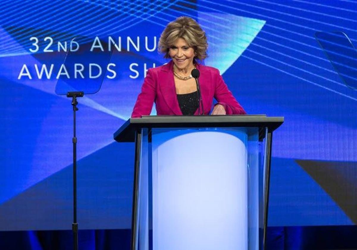 Jane Fonda en los CTA Awards.