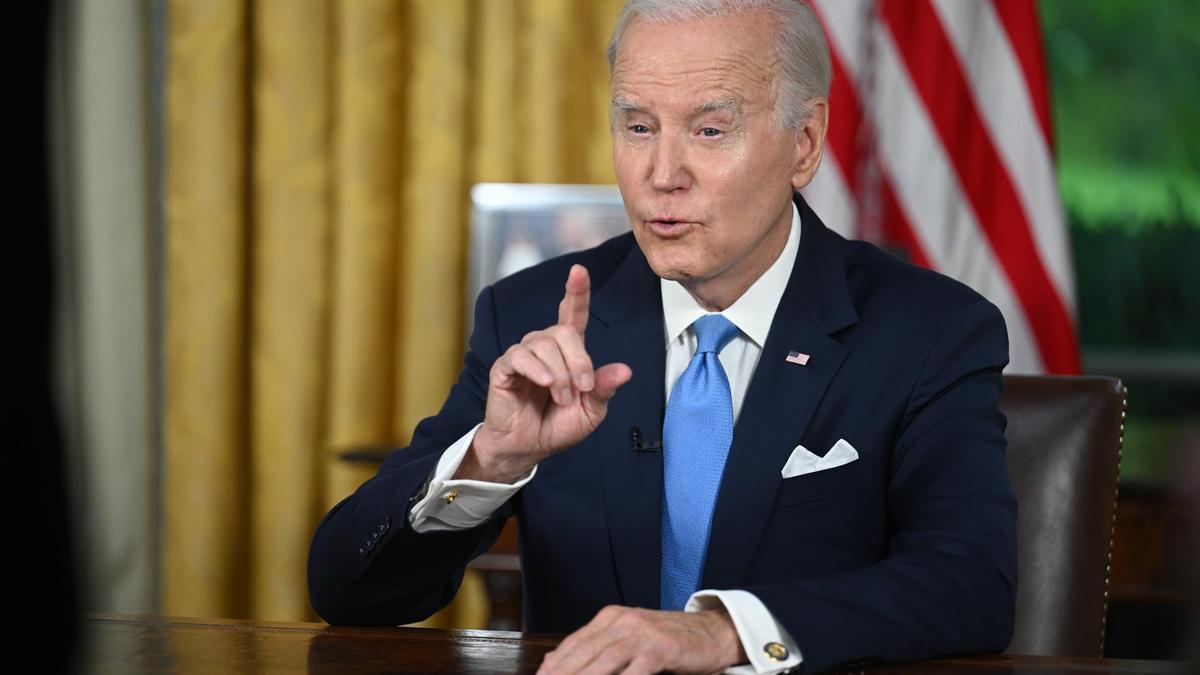 Joe Biden se dirige a la nación estadounidense a propósito del acuerdo sobre el techo de deuda.