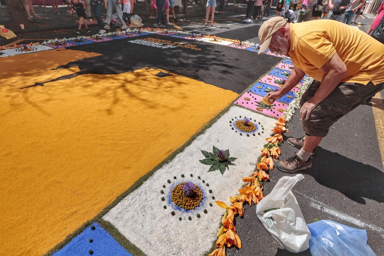 Alfombras del Corpus Christi en La Laguna