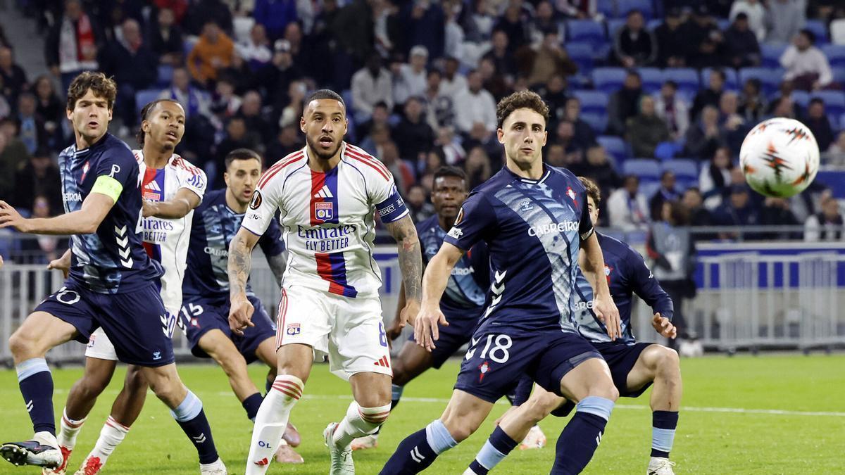 La victoria europea del Celta en Lyon, en imágenes