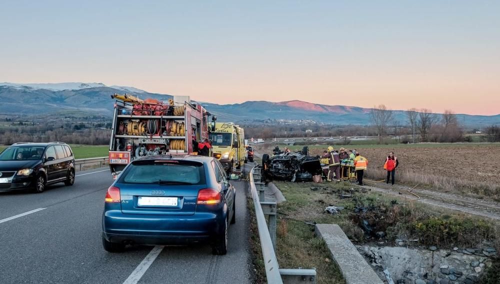 Accident de trànsit a Fontanals de Cerdanya