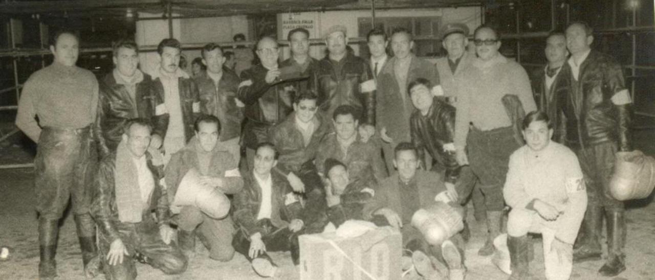 Tiradores que participaron en la Cordà de 1965 en València