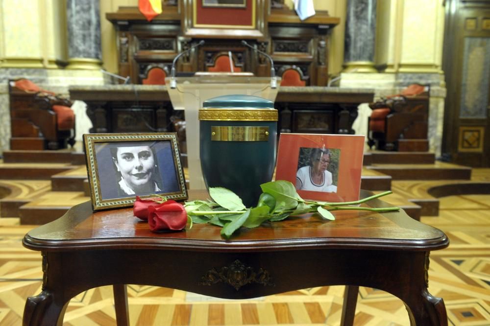 Homenaje a María Teresa Alvajar de la CRMH en A Co