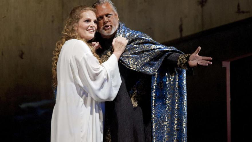 Una escena de la representación de Otello en Peralada