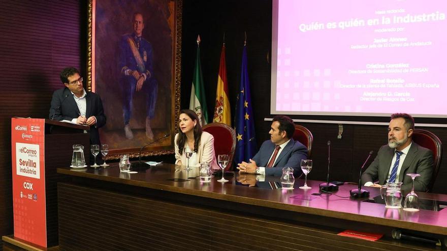 La industria en Sevilla pide "más de todo" para aumentar su peso en la economía y generar empleo: infraestructuras, red eléctrica y ayudas para crecer