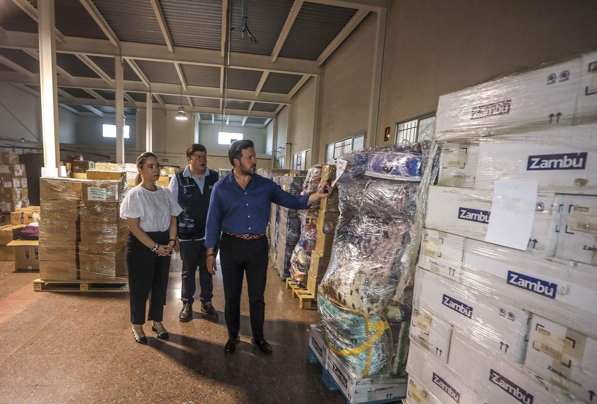 Elche envia hoy a Marruecos tres tráilers con 70 toneladas de ayuda humanitaria