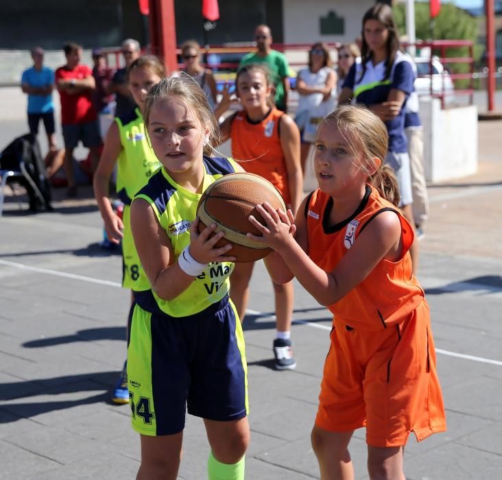 El torneo alevín, aperitivo del partido entre el Obradoiro y el Alba Berlín.