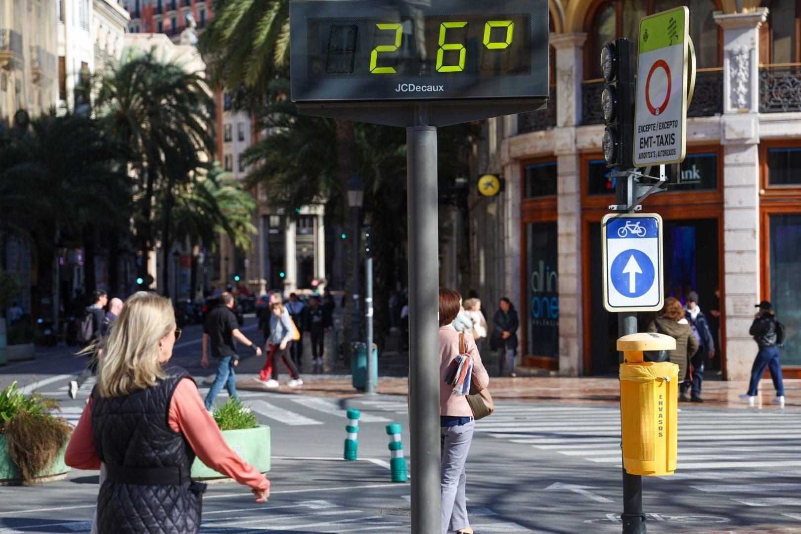 Temperaturas primaverales a mediados de febrero en València.