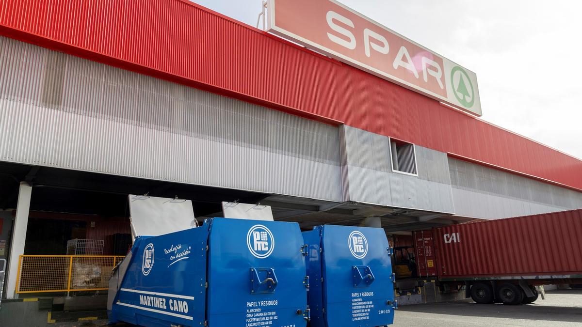 Las centrales logísticas de SPAR Gran Canaria han reciclado más de 1.000 toneladas de cartón y papel