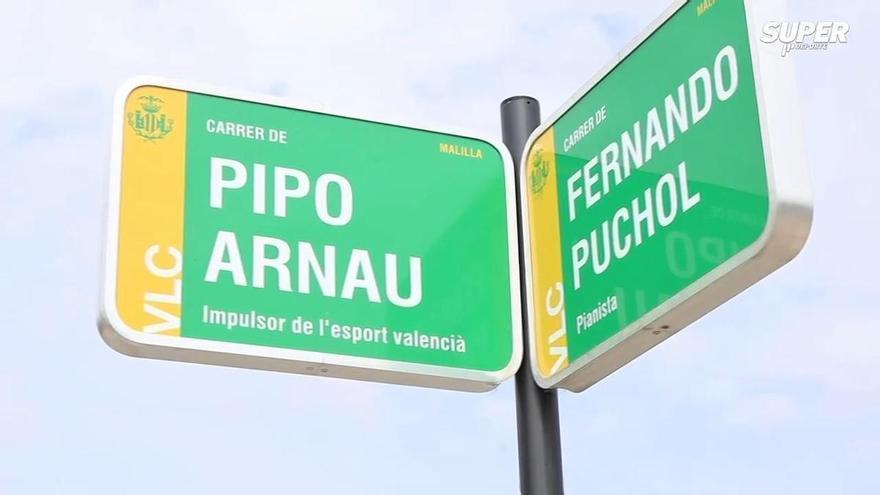 Pipo Arnau ya tiene su calle en València