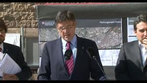 El conseller de Territori i Sostenibilitat, Lluís Recoder, anuncia que es reprendran els treballs de prolongació de Ferrocarrils de la Generalitat a Sabadell i Terrassa.