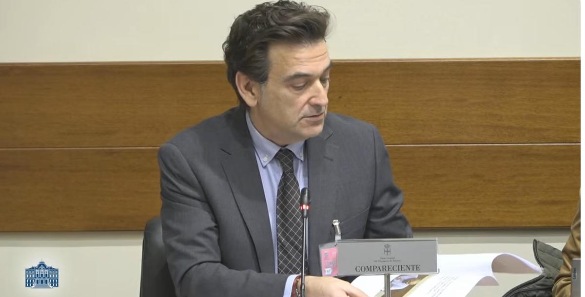 El decano del Colegio de Ingenieros Técnicos de Minas y Energía del Principado, José Augusto Suárez García