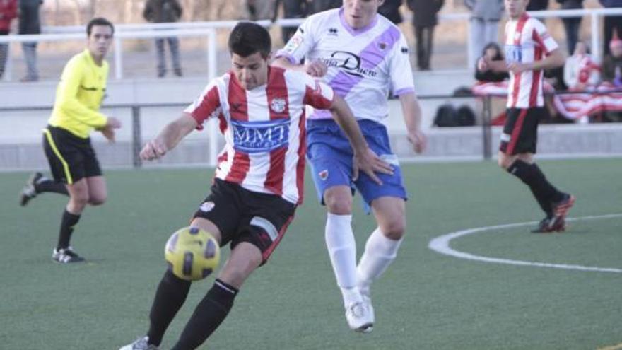 Fran Montoya, del MMT Zamora, en el duelo ante el Numancia.