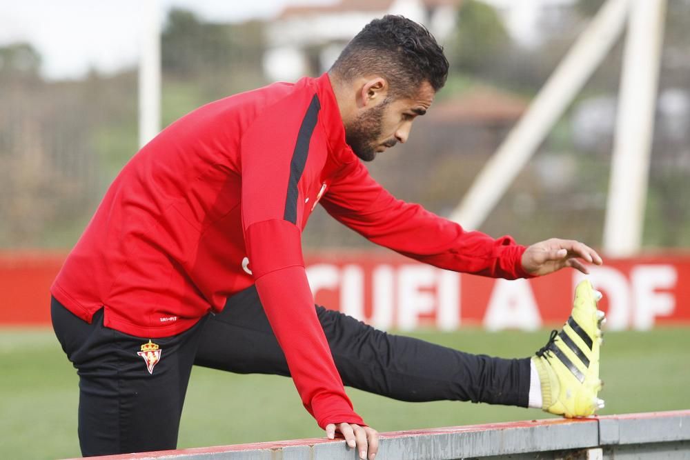 Entrenamiento del Sporting