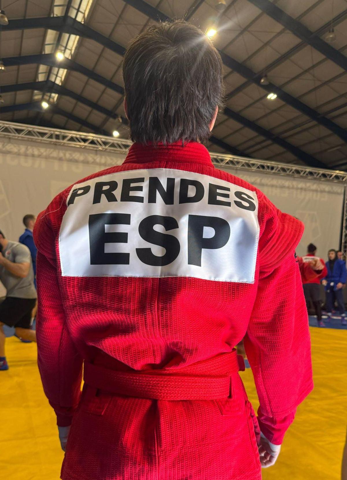 Carlota Prendes, concentrada para un combate