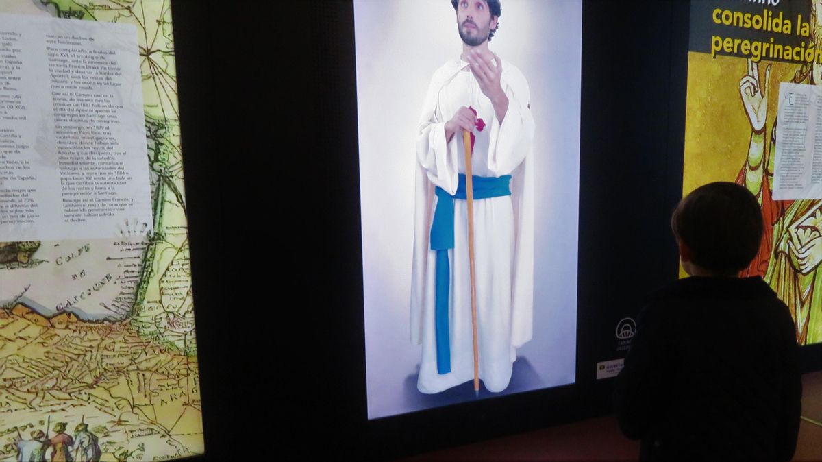 Sala explicativa de los cambios de la Vía de la Plata