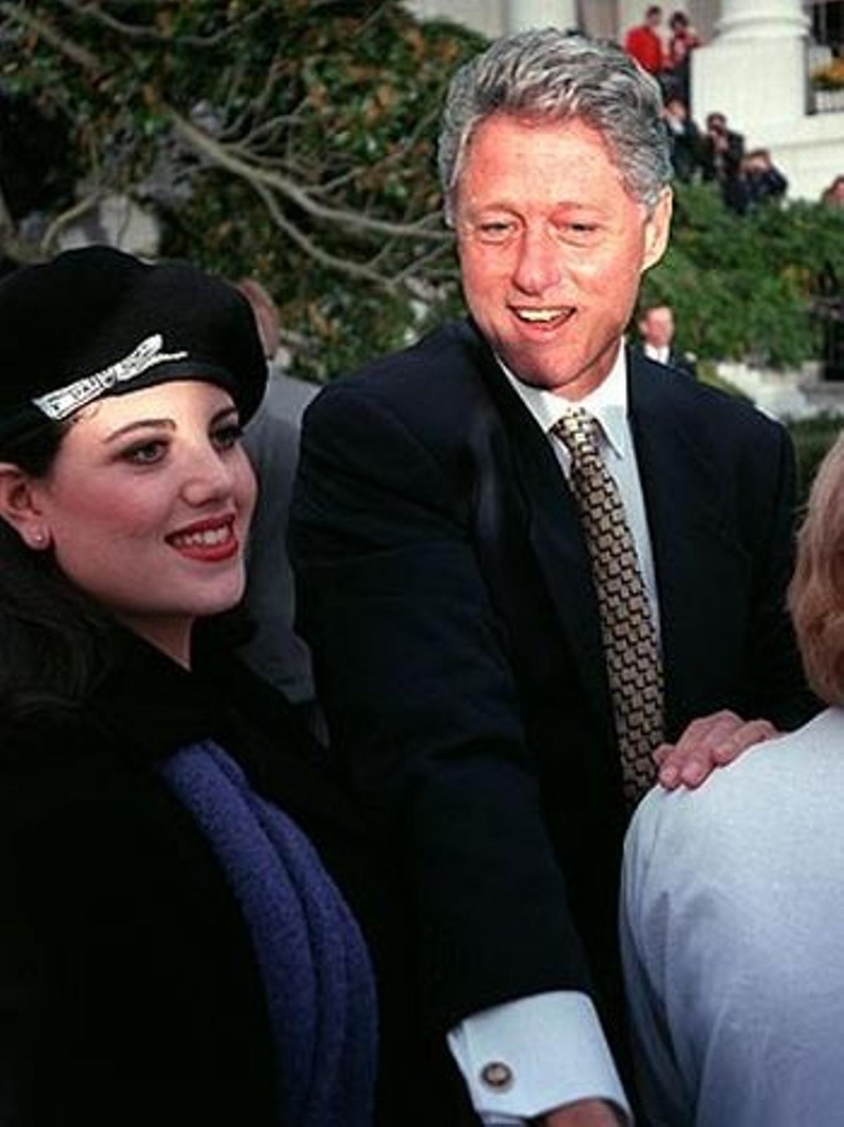 Bill Clinton y Monica Lewinsky, en los años 90.
