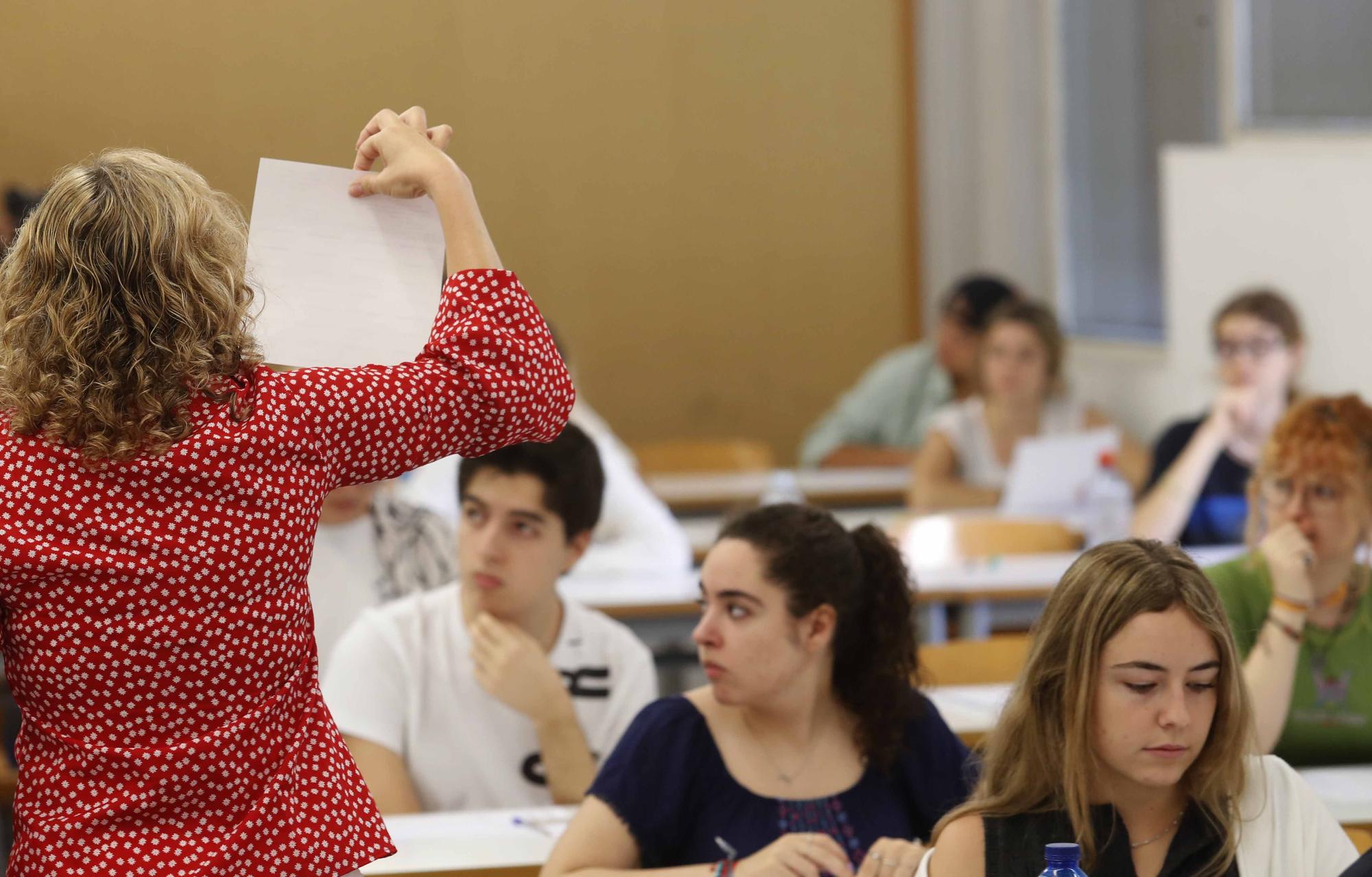 PAU 2022 en la Comunitat Valenciana: comienzan los exámenes de selectividad.