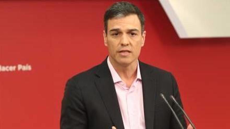 Pedro Sánchez va advertir al PP que «frivolitats, cap ni una»