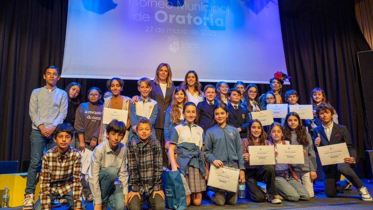 El I Torneo Municipal de Oratoria expone el talento de 24 alumnos de seis colegios de Pozuelo