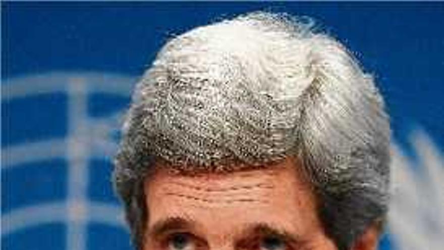 Kerry va afirmar que allò important és que &quot;el procés ha començat&quot;.