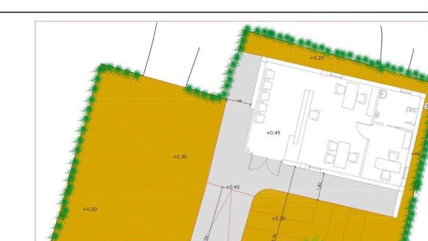 Plano del futuro retén de la Policía para Gran Alacant.  | INFORMACIÓN