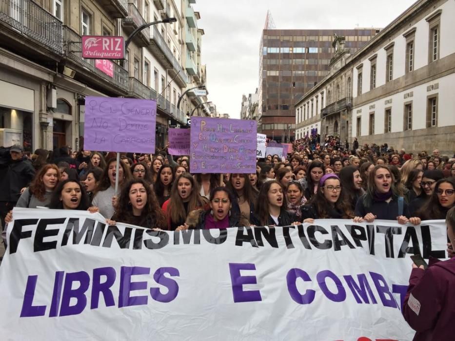 Manifestaciones en varios puntos de Galicia. // FdV