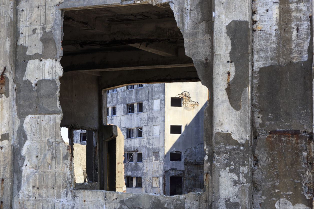 Hashima llegó a albergar a más de 6.000 familias en su reducido territorio.