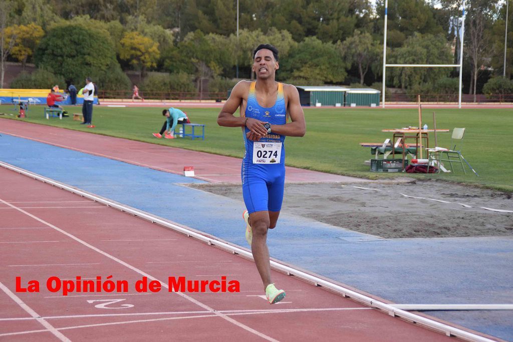 Regional absoluto y sub-23 de atletismo en Lorca