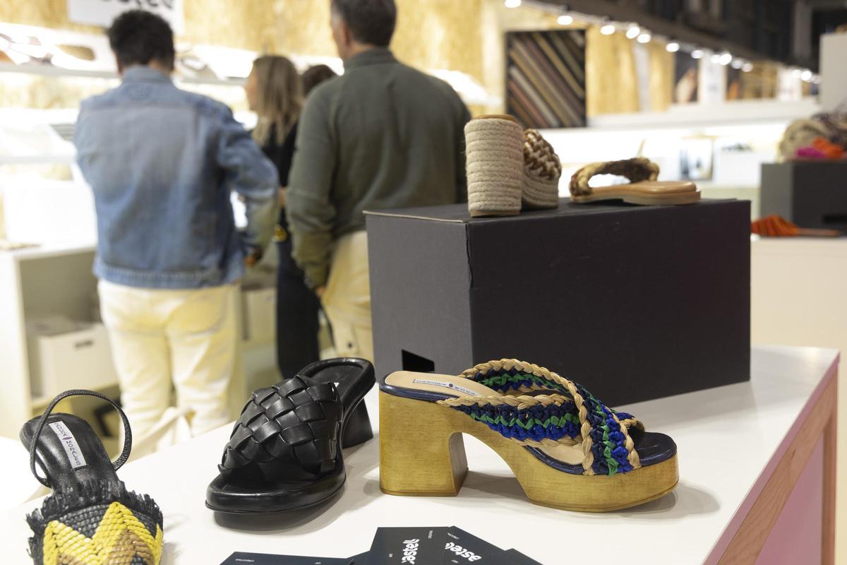 Un expositior en la reciente edición de Futurmoda.