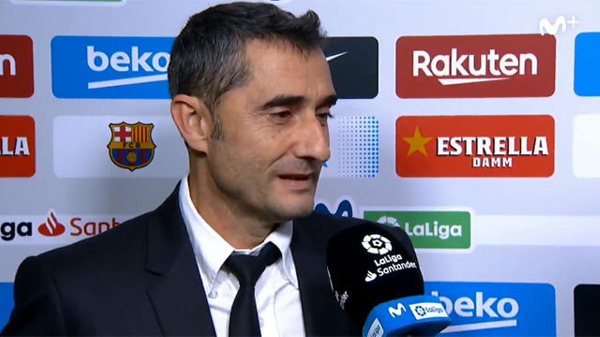 Valverde: El gol de Luis Suárez ha sido extraordinario