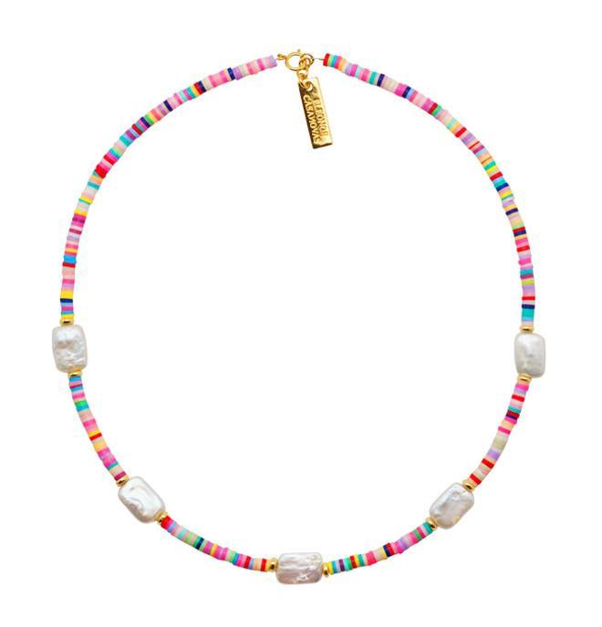 Collar de bolitas de colores 'Summer lovin pearls', de Eleonor de Casanovas