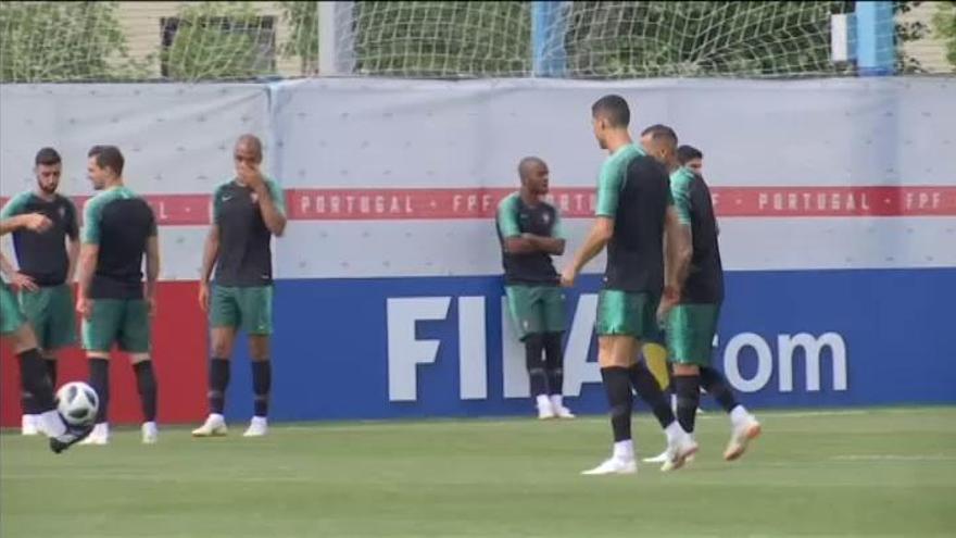 La Portugal de Ronaldo se prepara para el duelo ante Irán