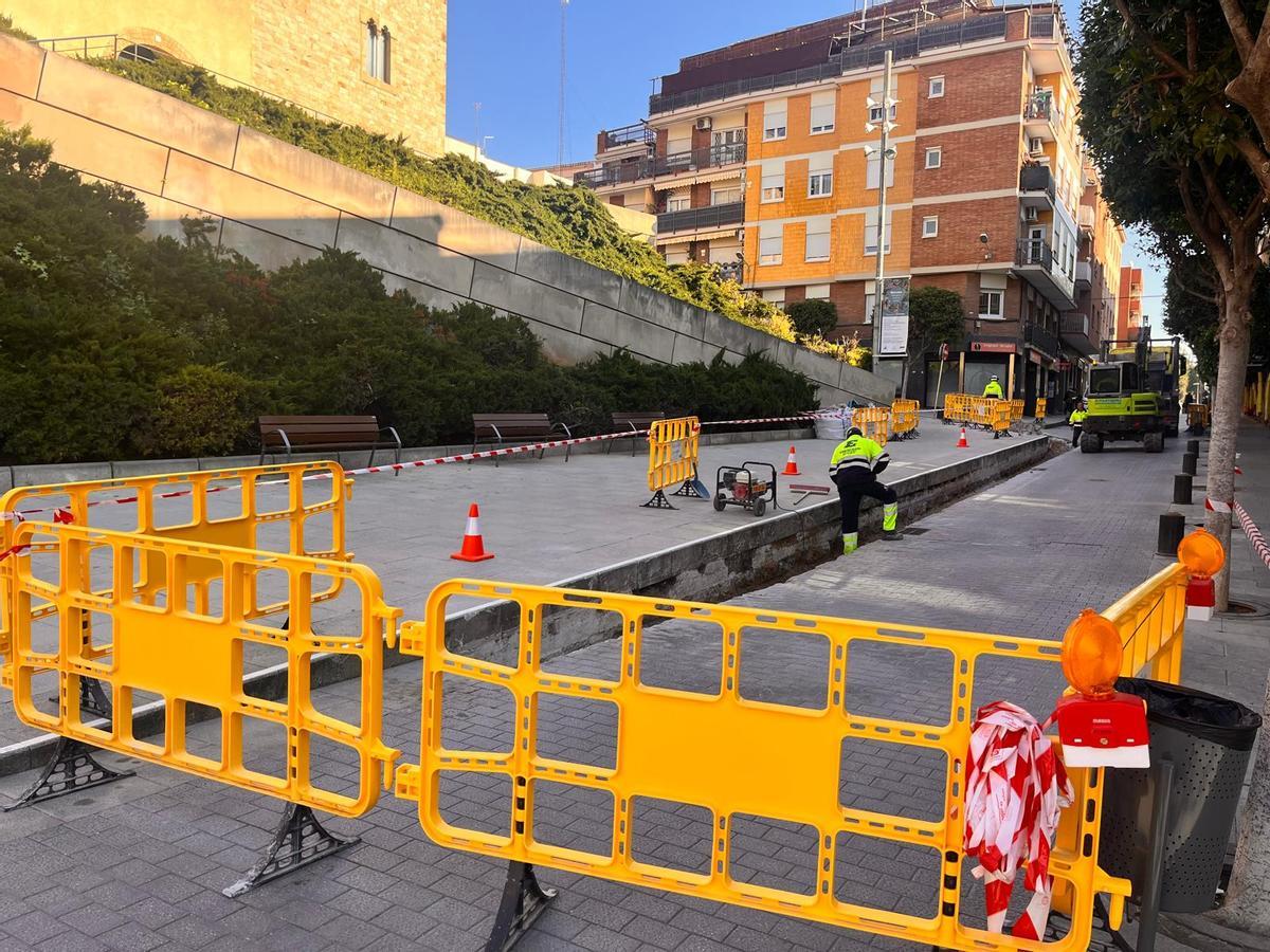 Intervención del Plan de Aceras de Cornellà para 2026.