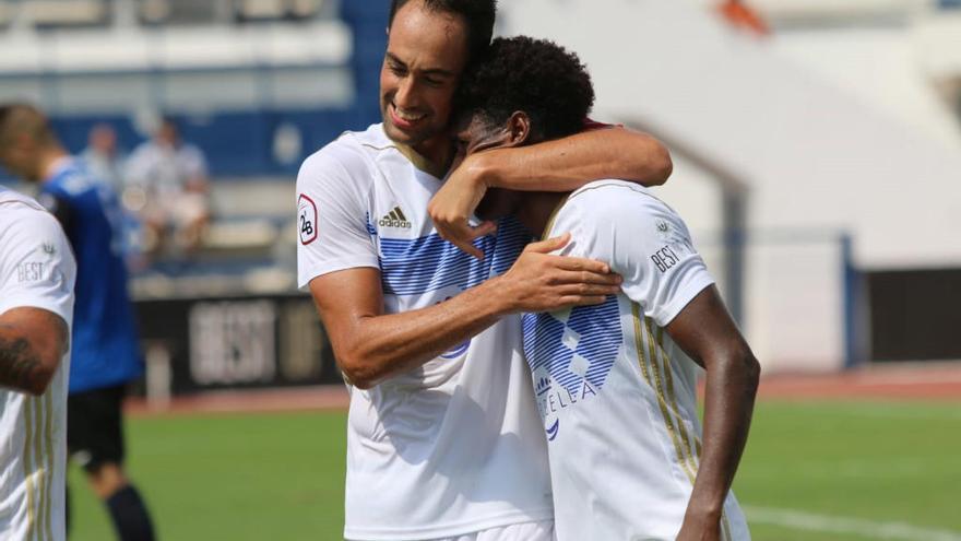 Lolo Pavón y Mustafá durante el encuentro