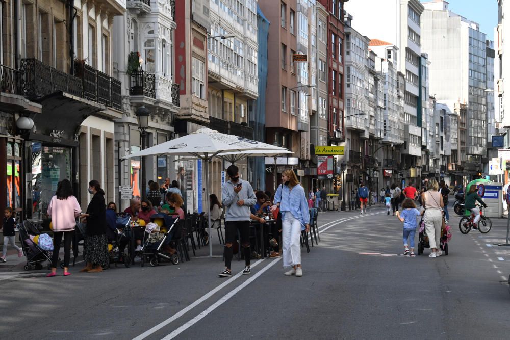 A Coruña celebra el ''Día sin coches'' en San Andrés