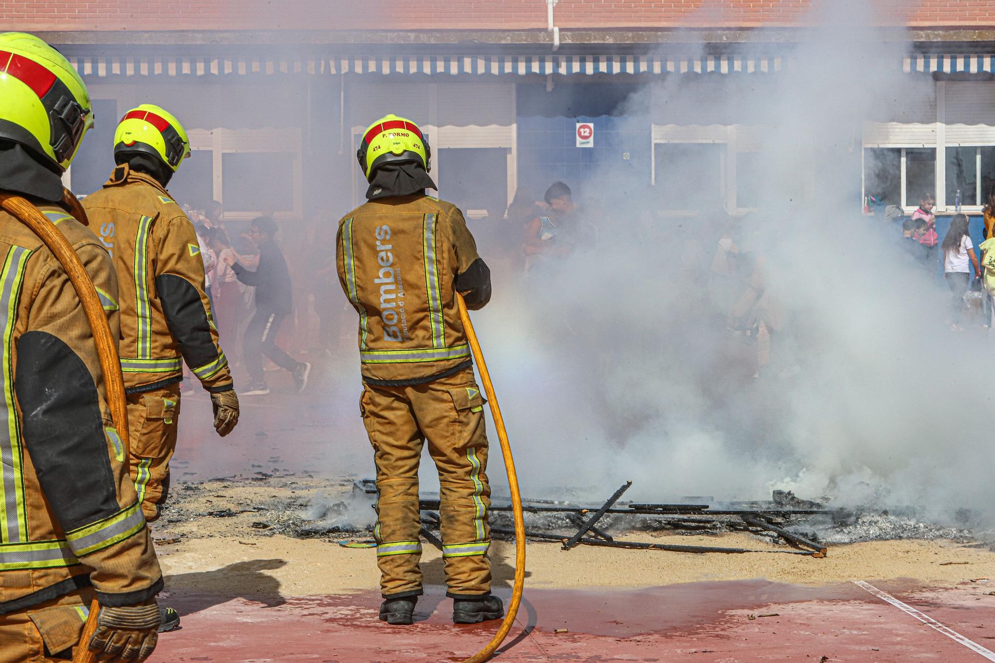 Cremà de Fallas en el CEIP Los Dolses