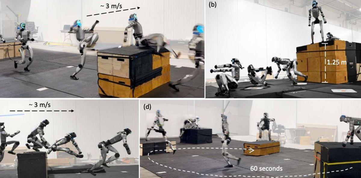 Humanoidos en carrera: los robots dominan el parkour y rozan la agilidad humana.