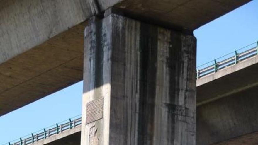 Las imágenes del viaducto de Somonte que han hecho saltar las alarmas