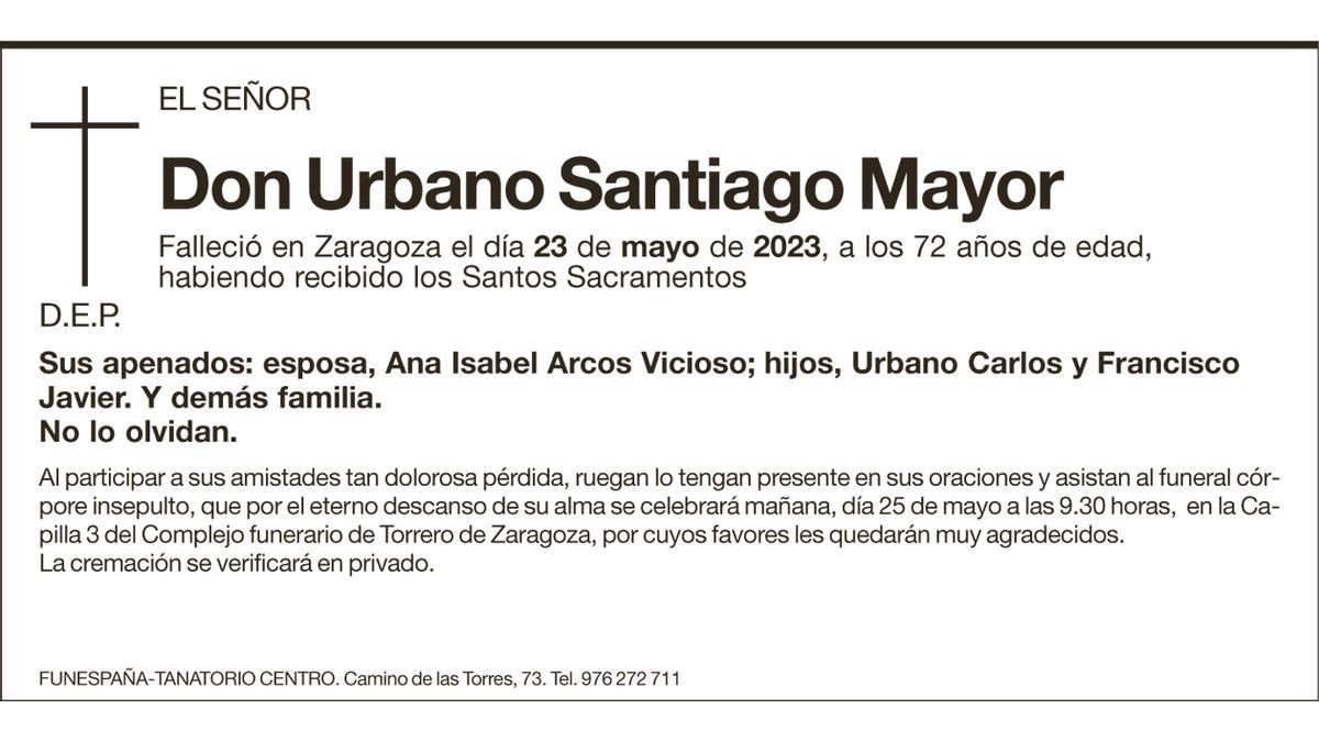 Urbano Santiago Mayor