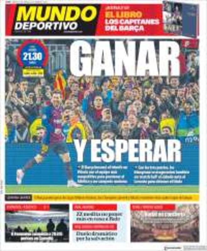 Portada de Mundo Deportivo del 23 de abril de 2019